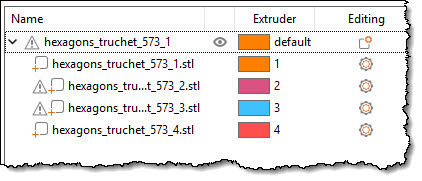 Extruders Assigned