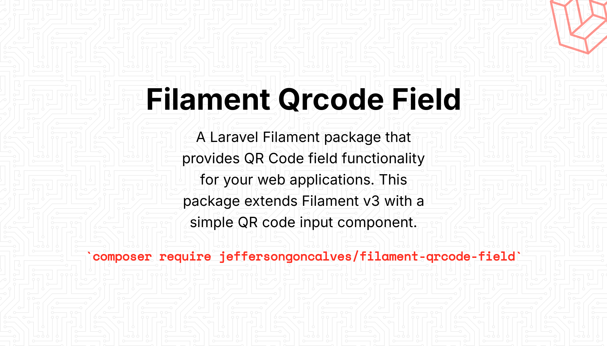 Filament Qrcode Field
