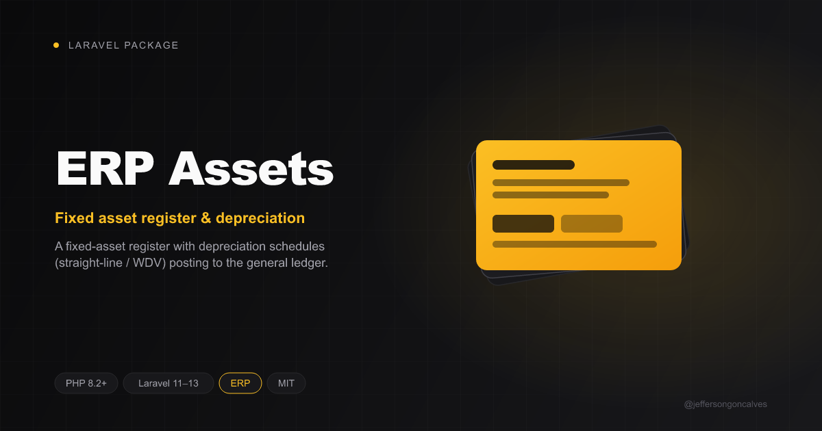 Laravel ERP Assets