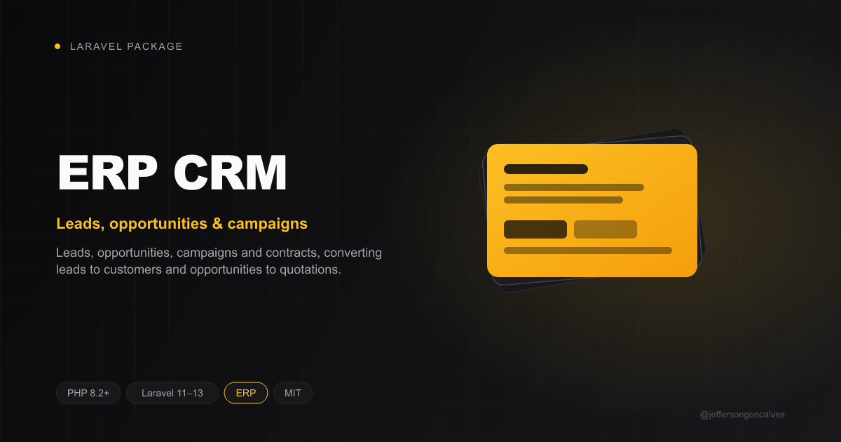 Laravel ERP CRM