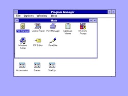 IBM PC AT w/VGA, Windows 3.1