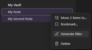 File menu