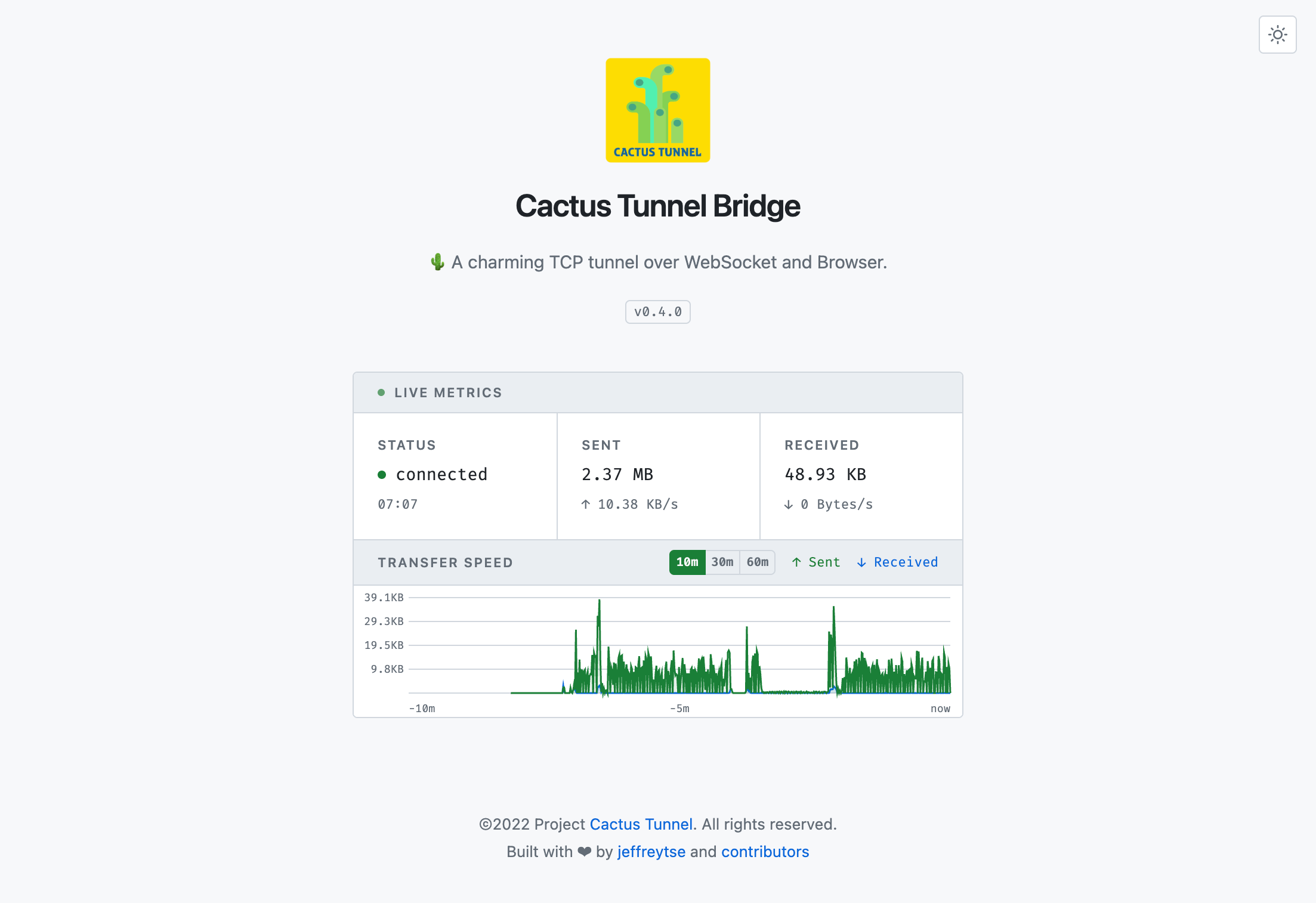 Bridge Mode Web UI