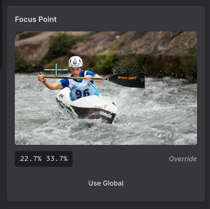 Focus Point Editor in Etch