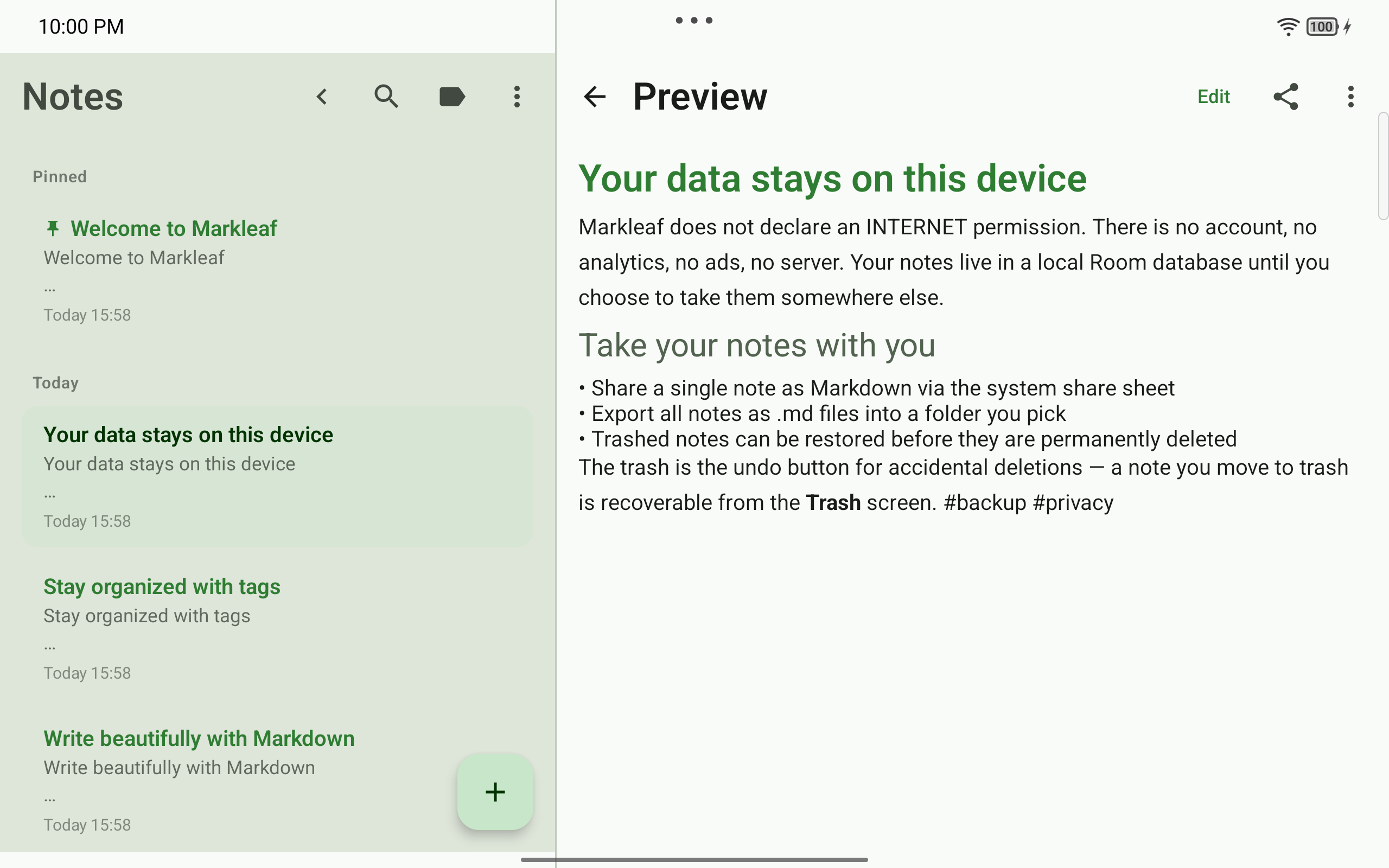 Screenshot 4 of MarkLeaf — opens full size