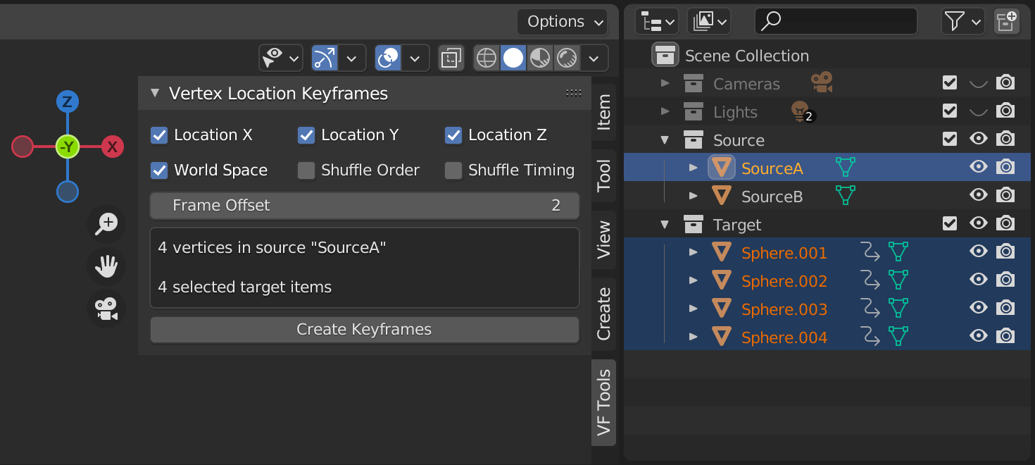 screenshot of the add-on interface in Blender