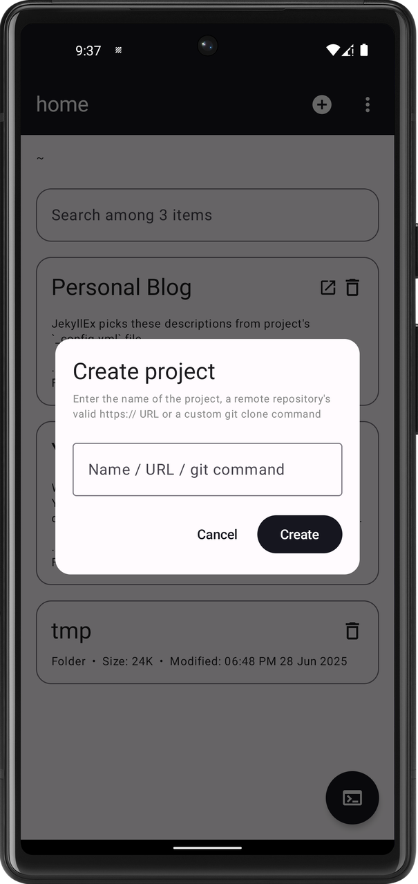 Screenshot 3 of JekyllEx — opens full size