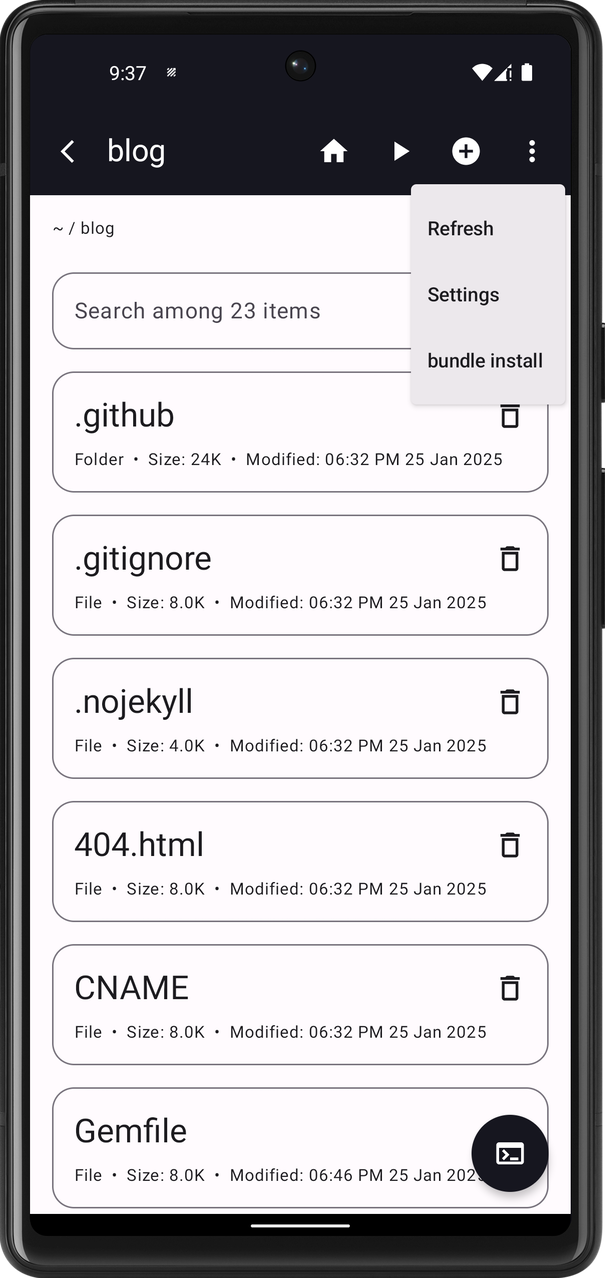 Screenshot 4 of JekyllEx — opens full size