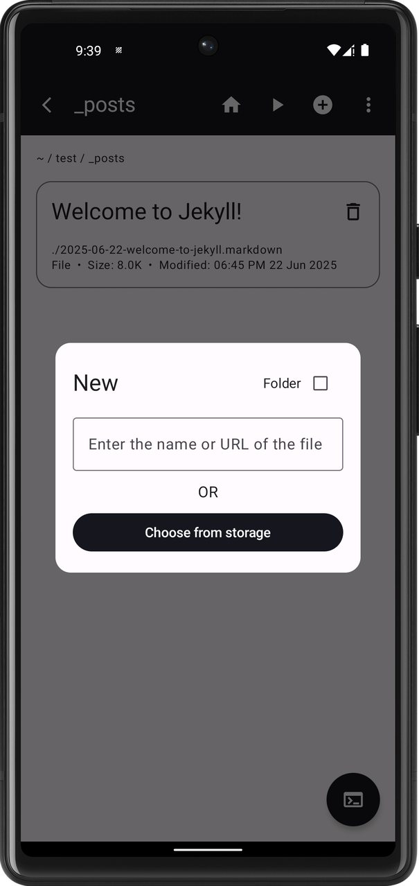 Screenshot 5 of JekyllEx — opens full size