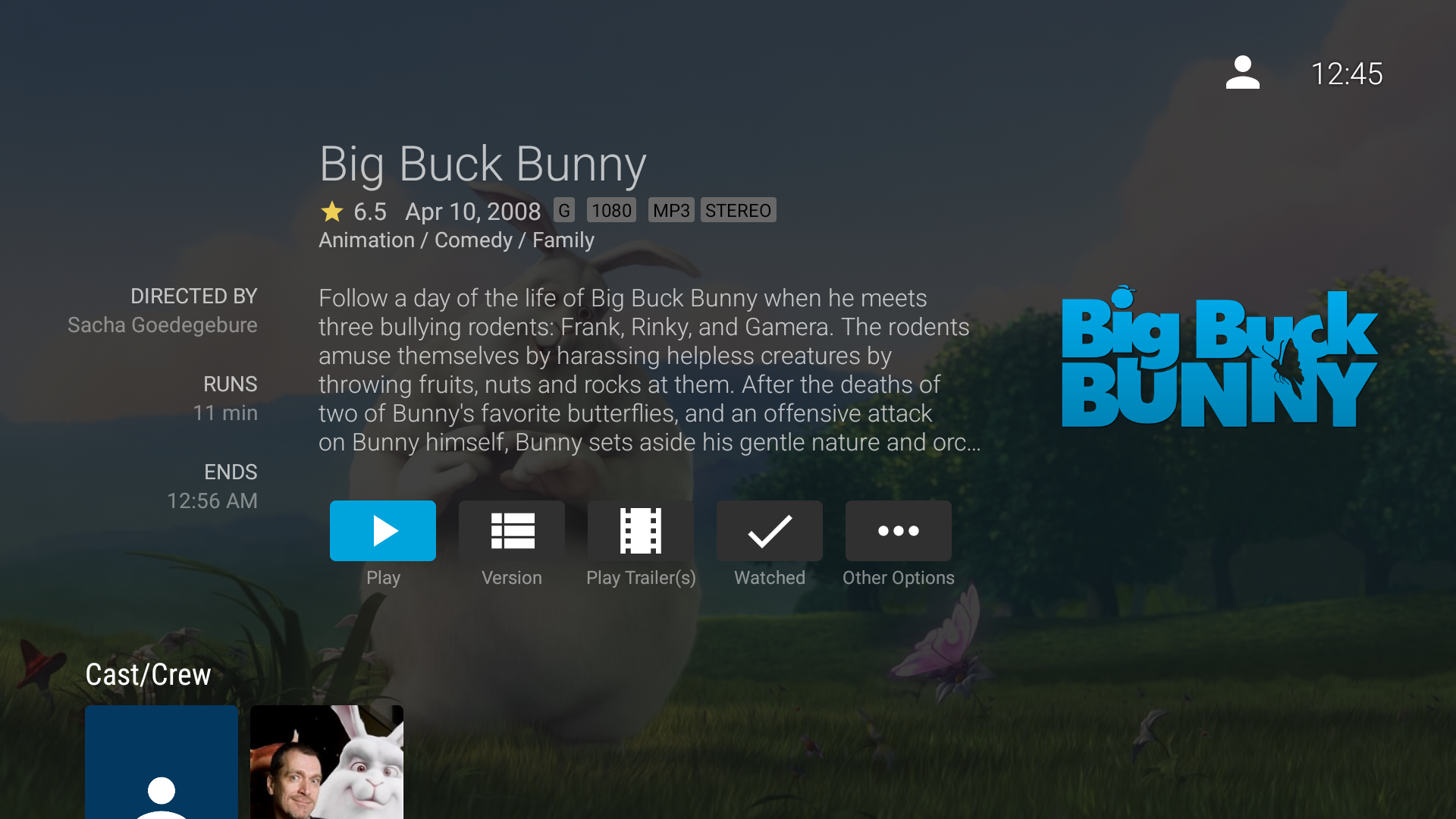 Screenshot 3 of Jellyfin for Android TV — opens full size