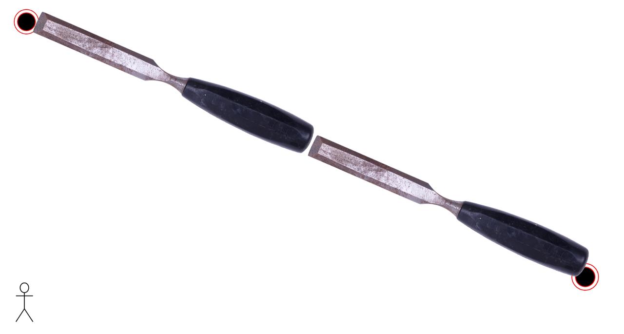 Measuring the Diagonal with Chisels