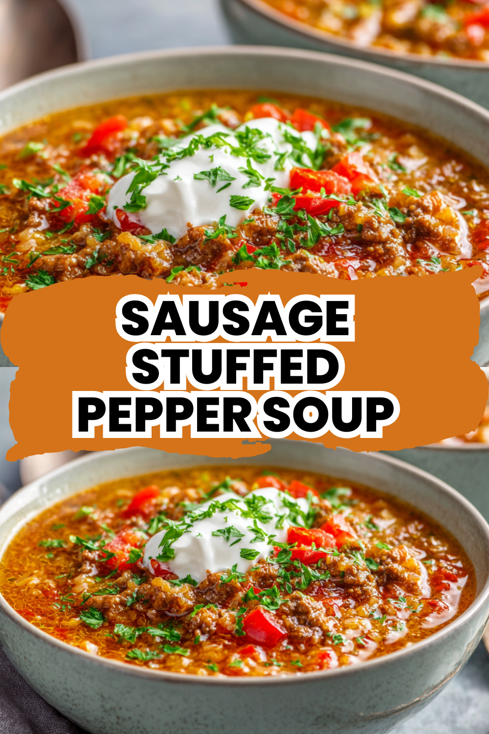 Savory Stuffed Pepper Soup: Bursting with Italian Flavors