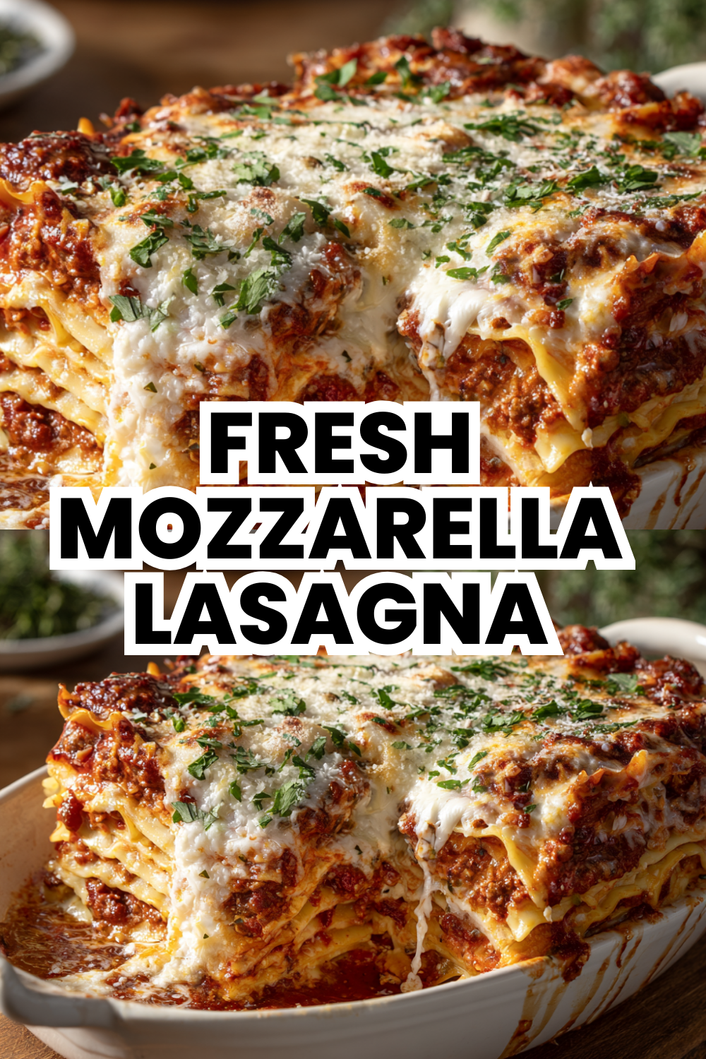Fresh Mozzarella Lasagna Recipe Using Quality Italian Cheese