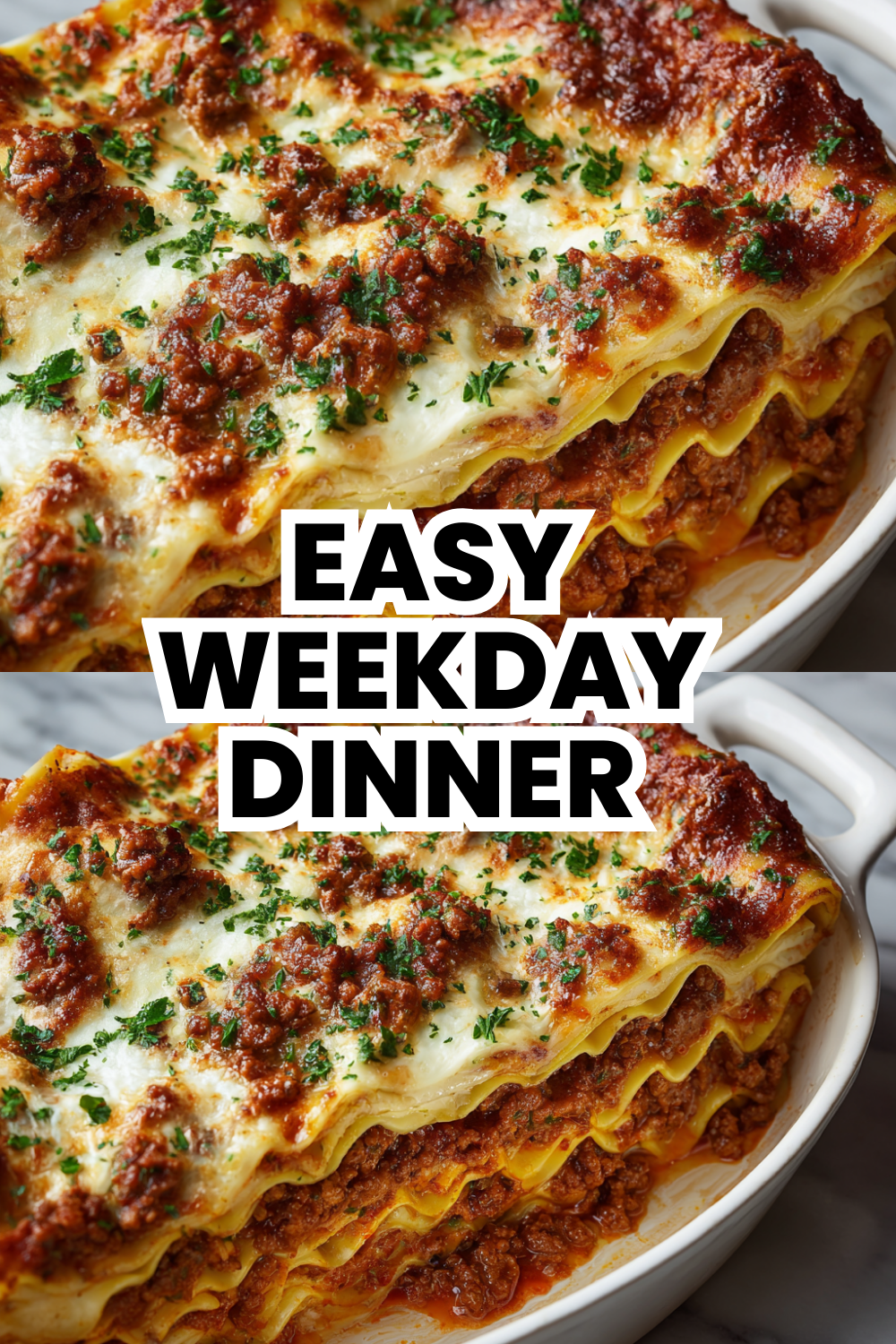 Easy Weekday Dinner Lasagna That Takes Minimal Prep Time