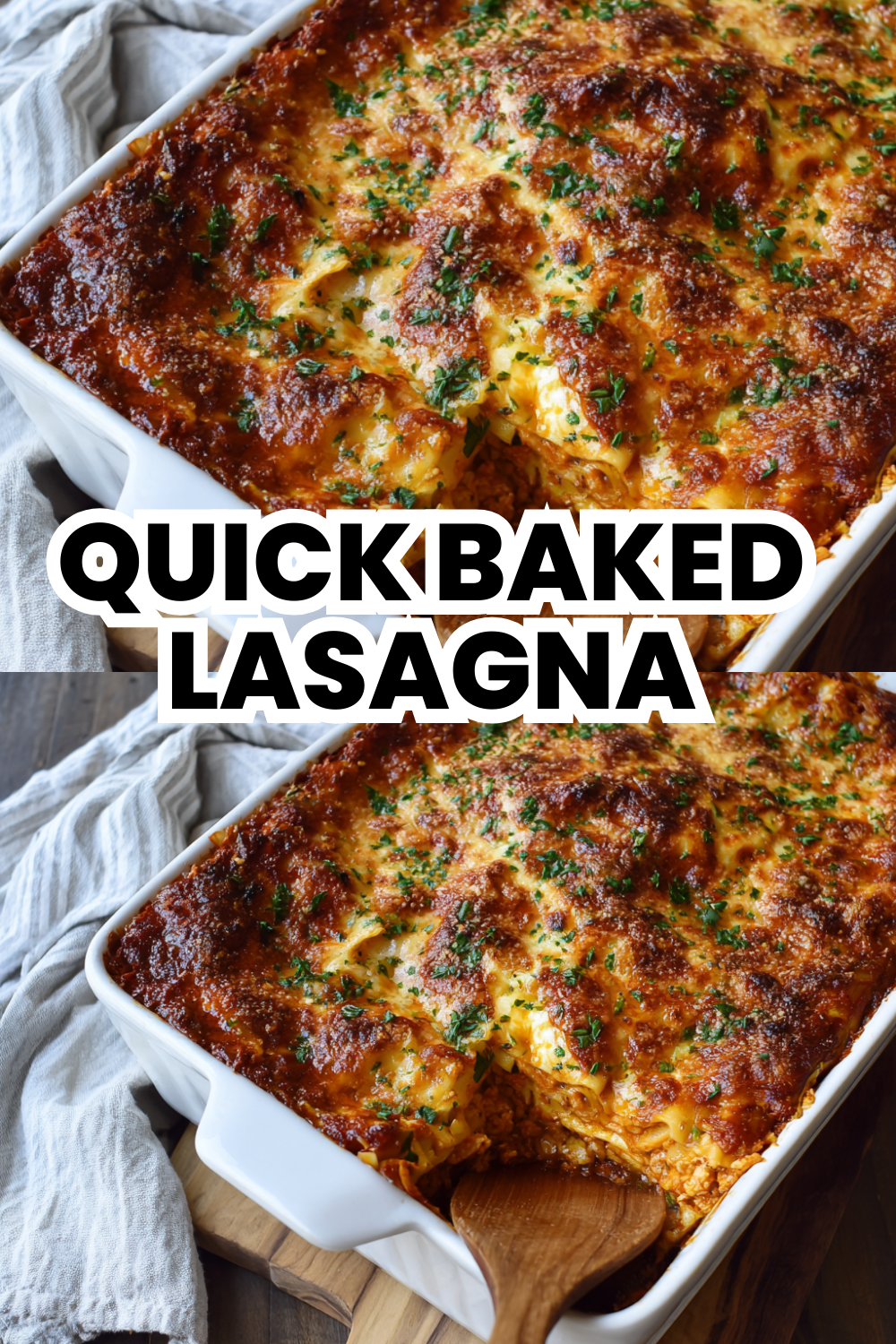 Quick Baked Lasagna Ready In Under An Hour For Dinner