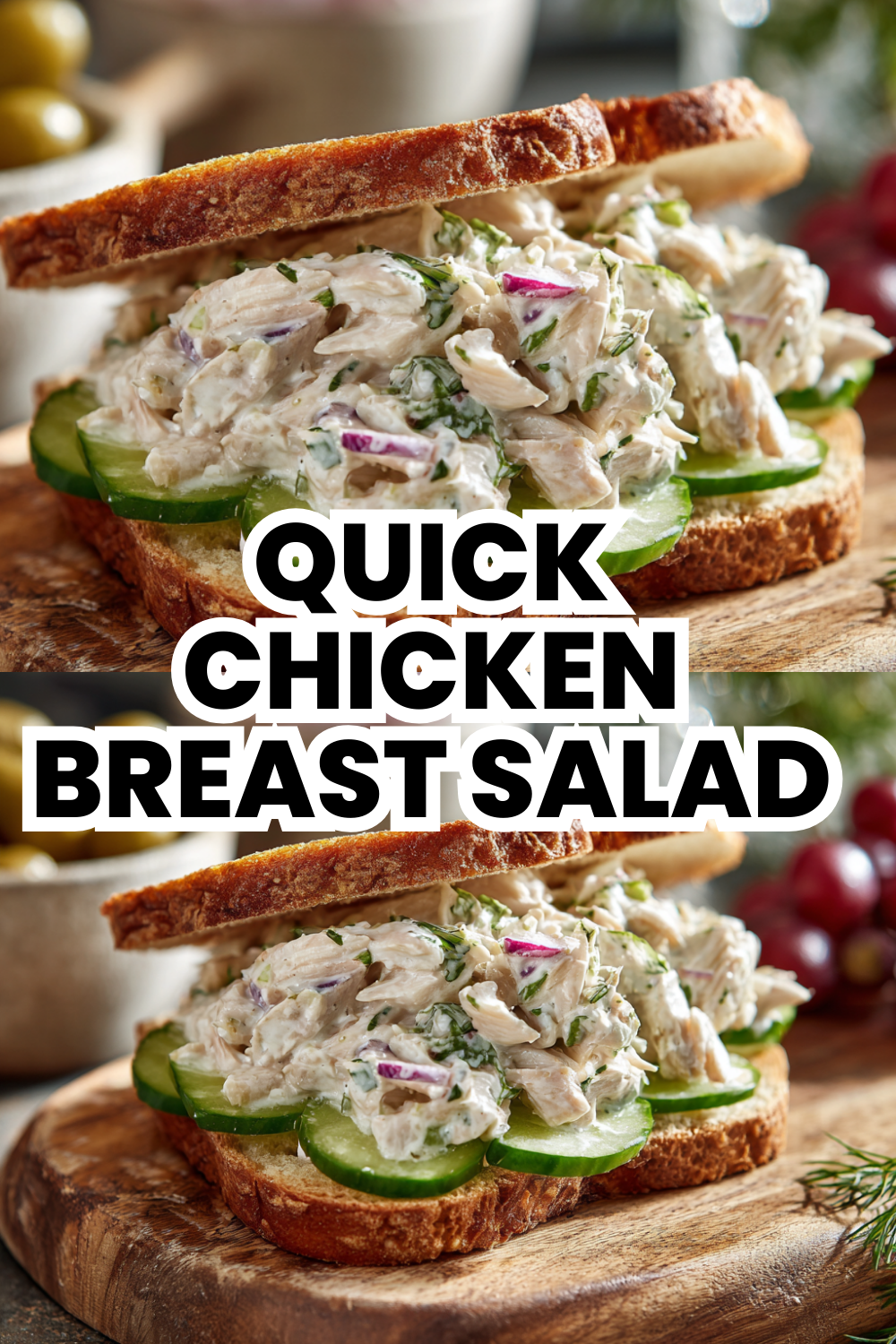Quick Chicken Breast Salad With Mayo