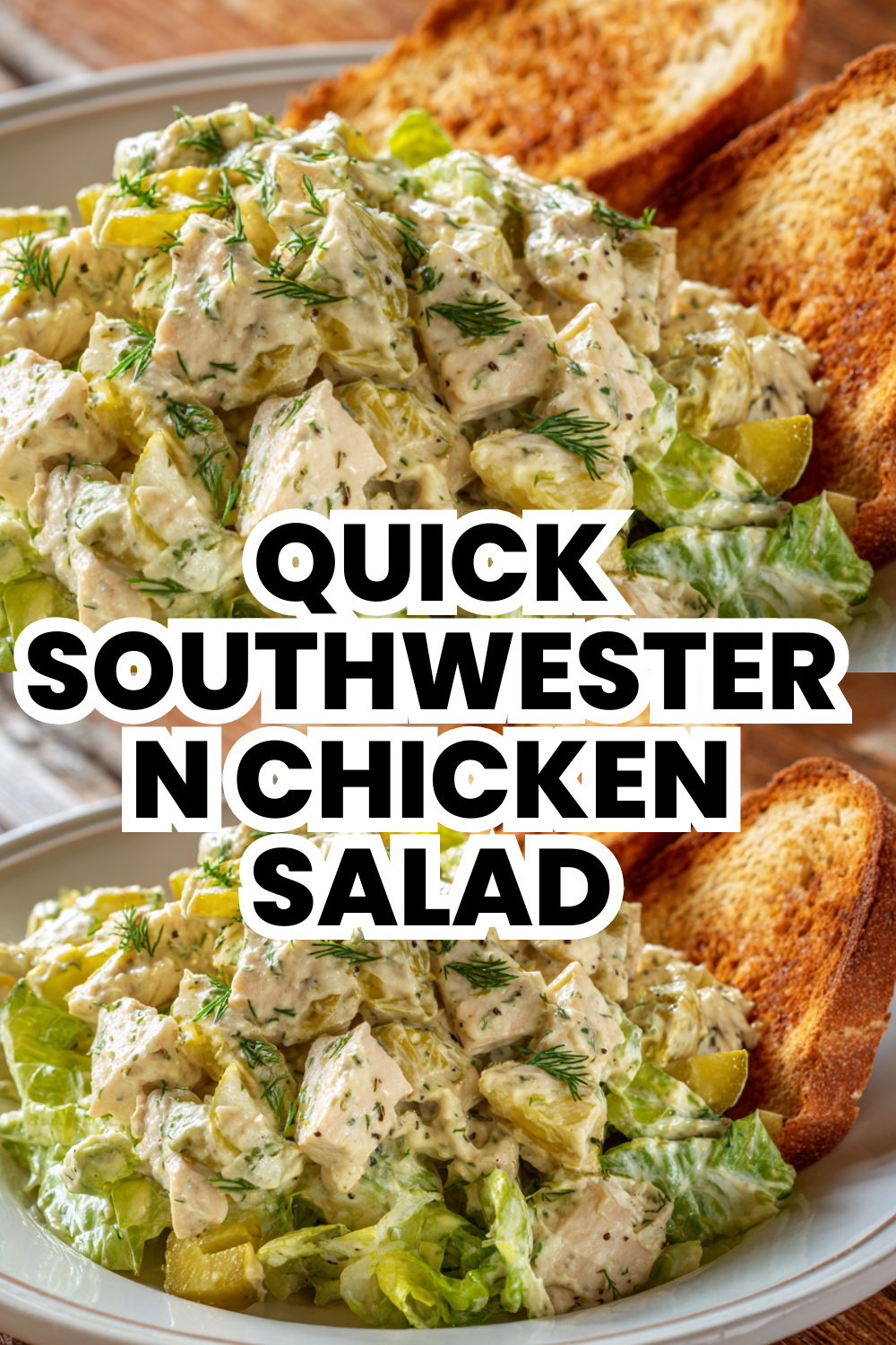 Quick Southwestern Chicken Salad Lunch