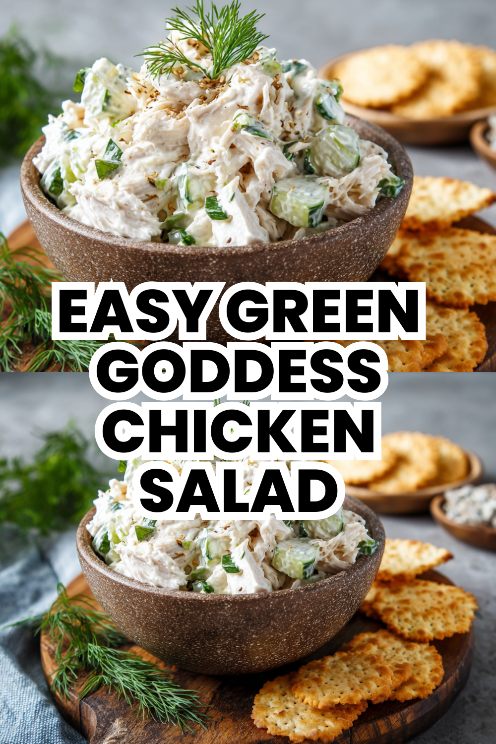 Easy Green Goddess Chicken Salad