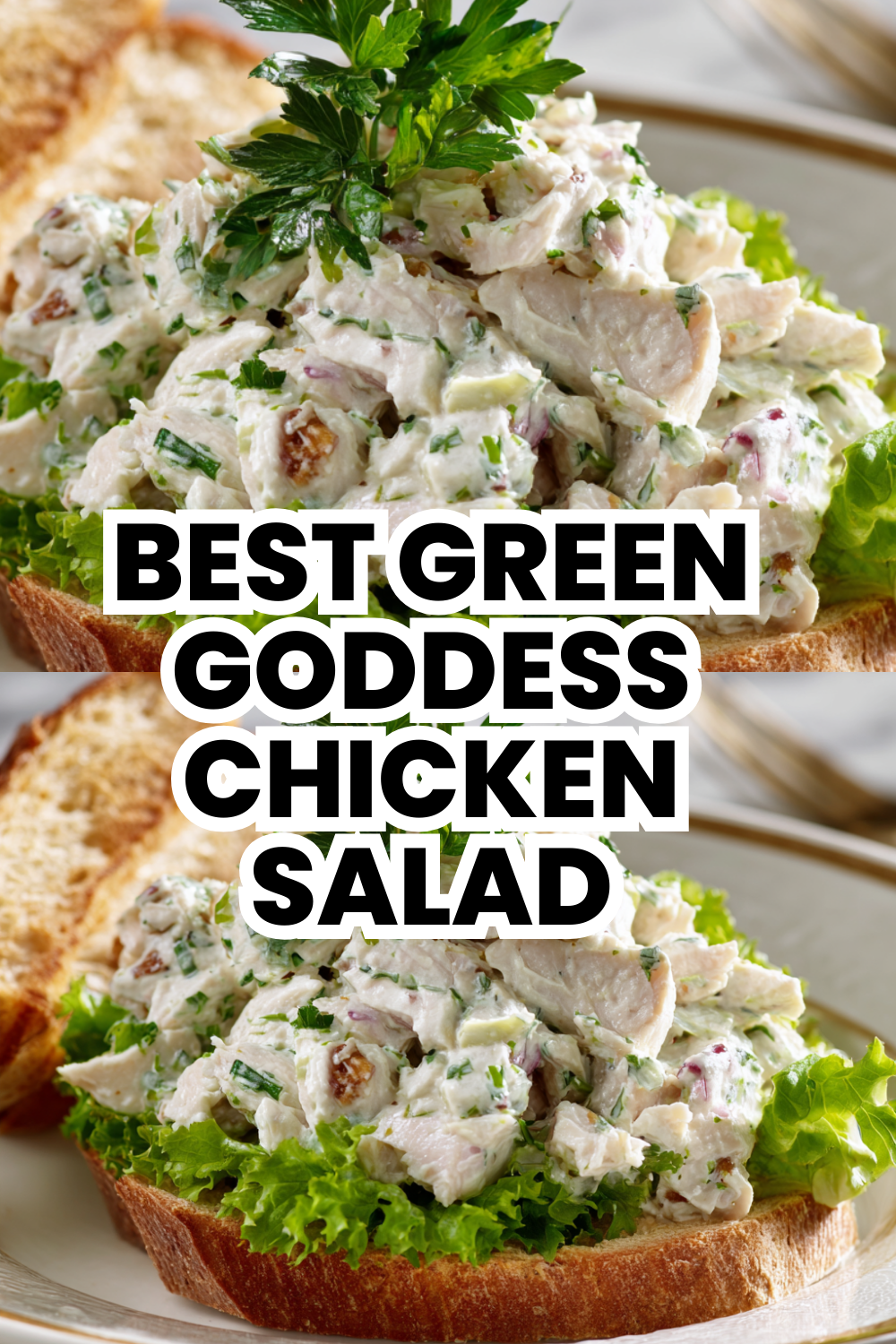 Best Healthy Green Goddess Chicken Salad
