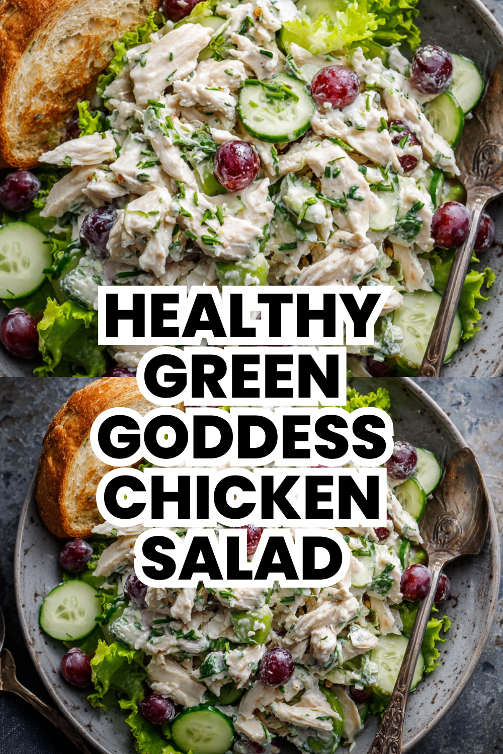 Quick Green Goddess Salad Lunch