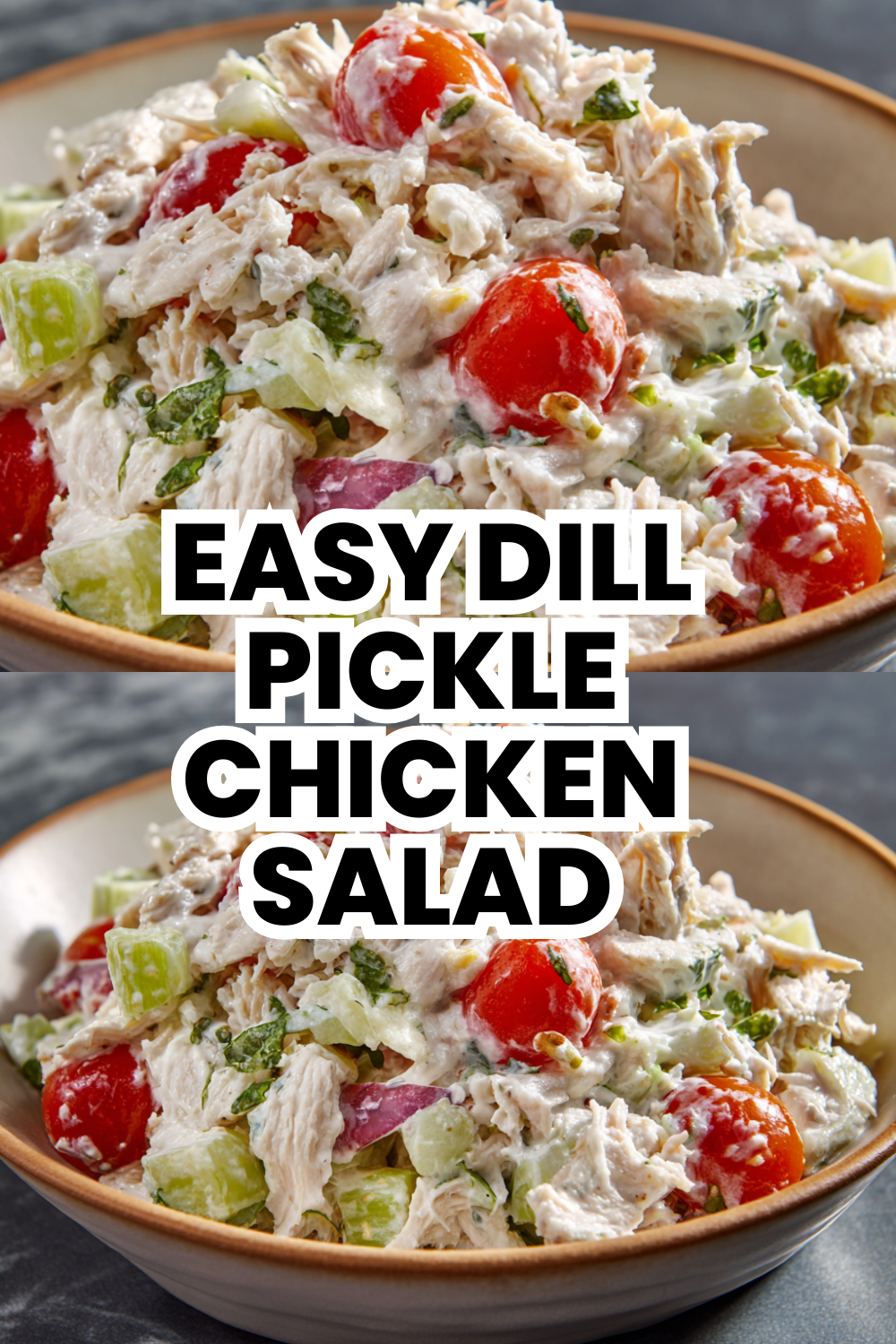 Easy Dill Pickle Chicken Salad