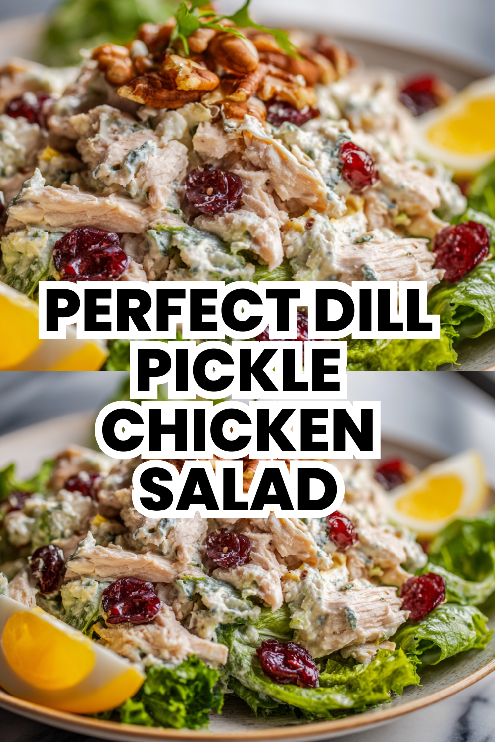 Perfect Creamy Dill Pickle Chicken Salad