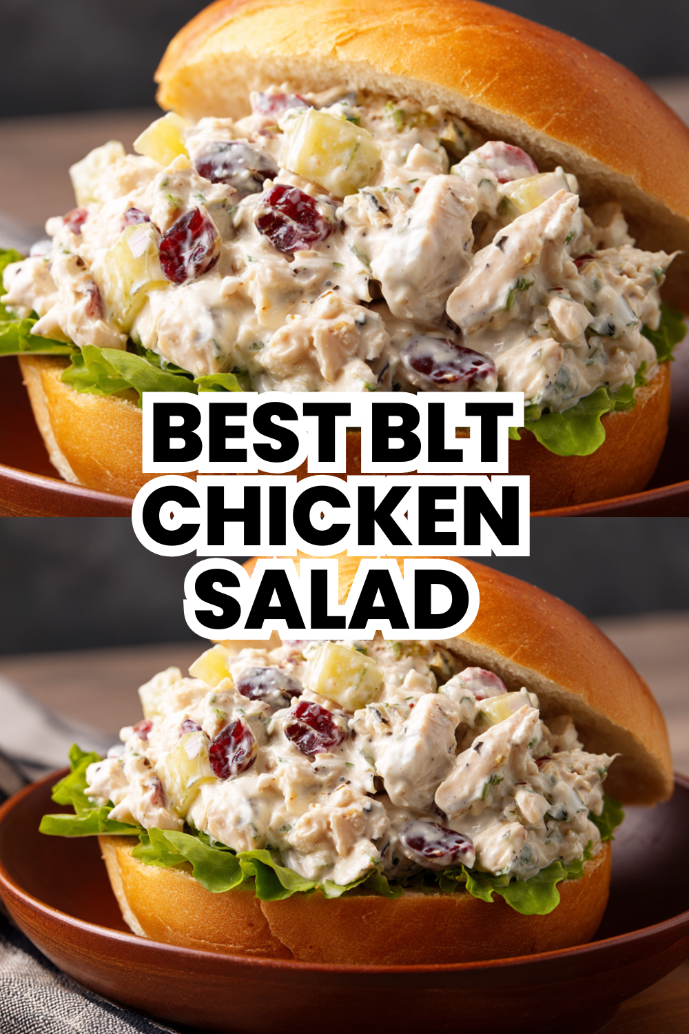 Best High Protein BLT Chicken Salad