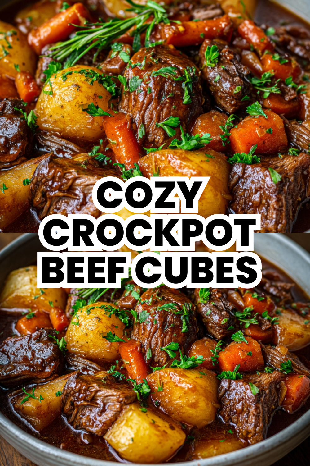 Cozy Crockpot Beef Cubes Cook While You Work All Day
