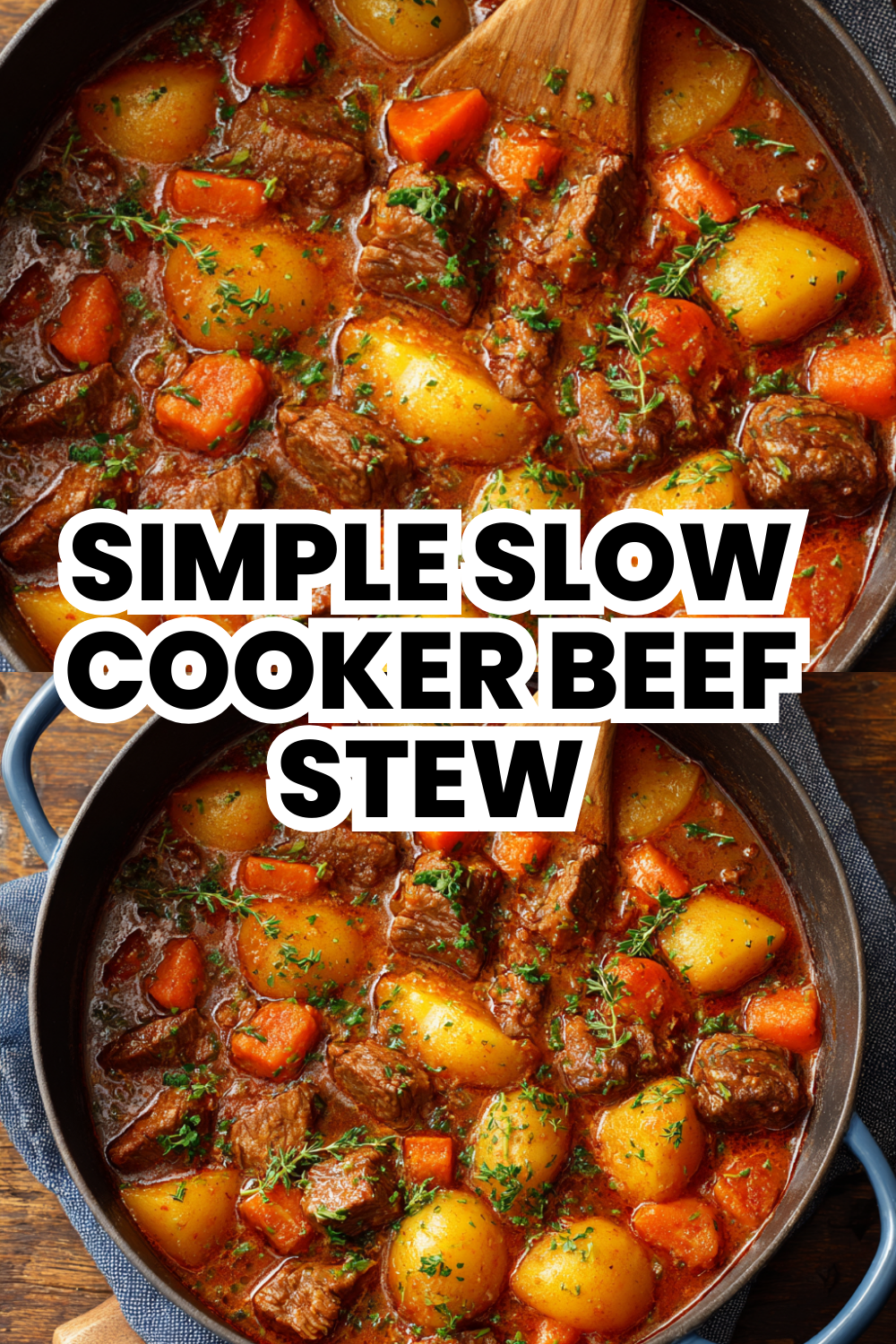 Simple Slow Cooker Beef Stew Perfect For Busy Weeknights