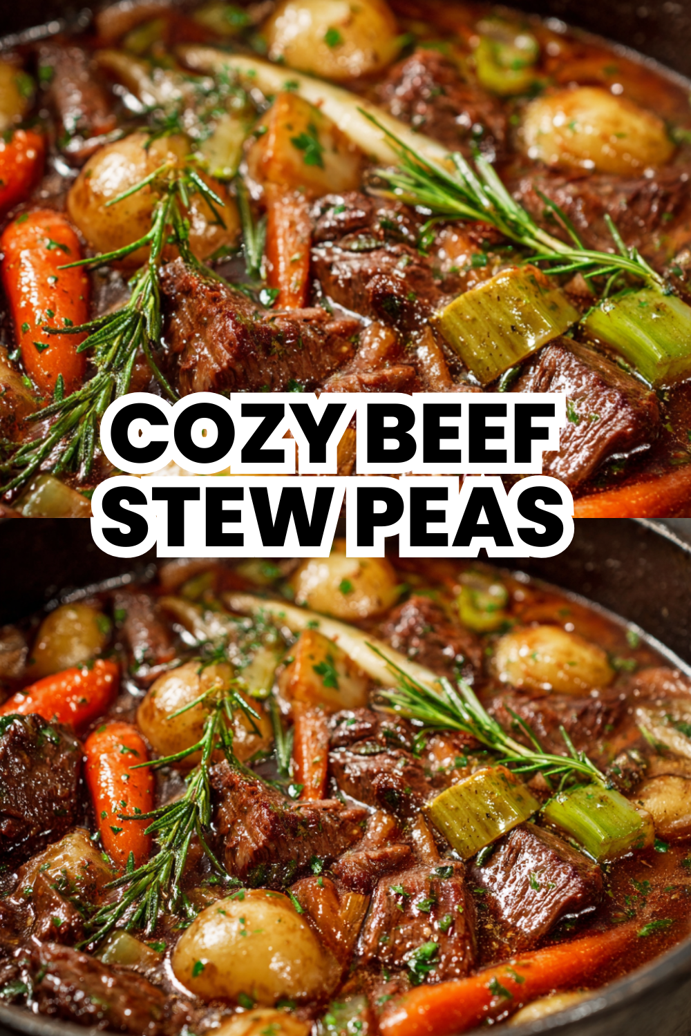 Cozy Beef Stew With Peas For Added Color And Nutrition