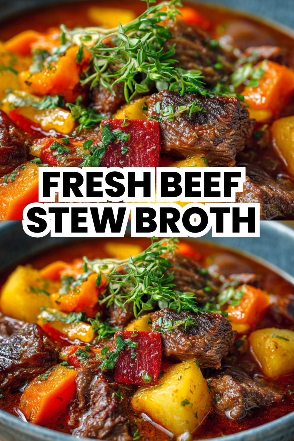 Fresh Beef Stew Broth Base That Builds Deep Flavor