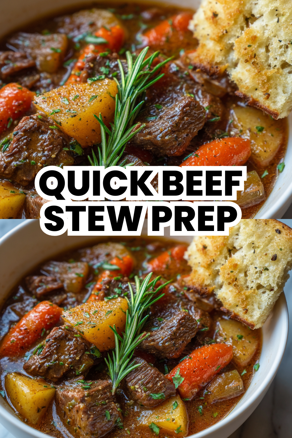 Quick Beef Stew Prep Work Done In Fifteen Minutes