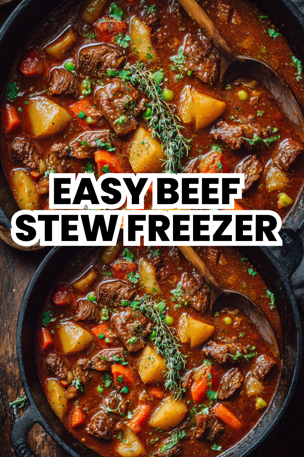 Easy Beef Stew Freezer Friendly For Up To Three Months