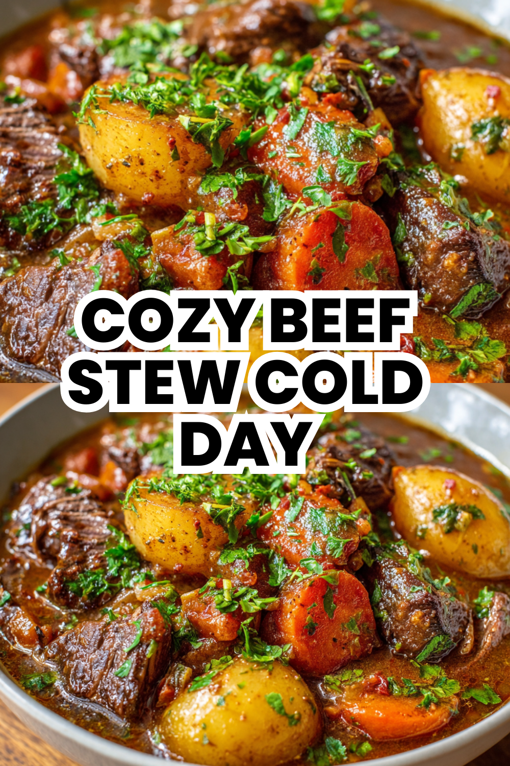 Cozy Beef Stew Cold Day Perfect Reason To Cook