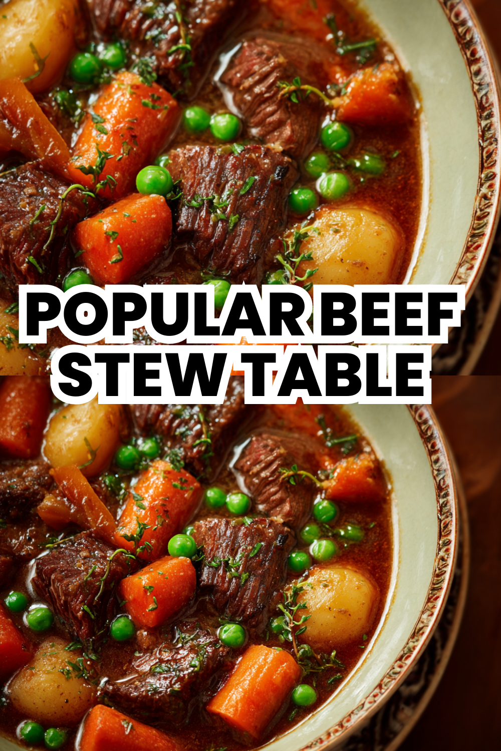Popular Beef Stew Table Conversation Starter At Dinner