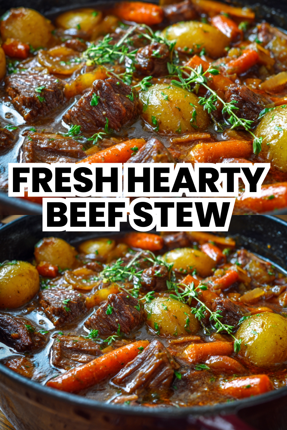Fresh Hearty Beef Stew Loaded With Vegetables And Flavor