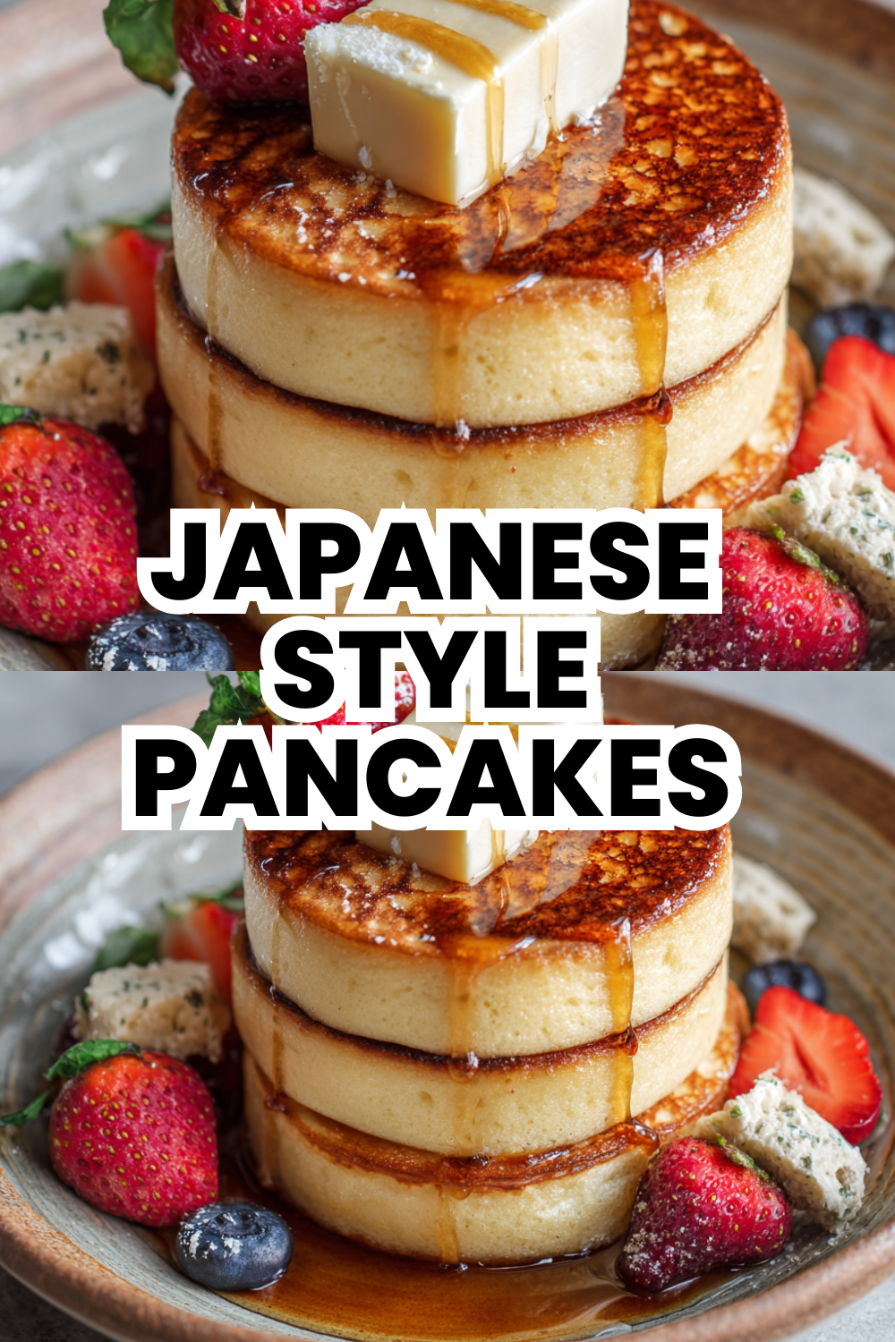 Japanese Style Pancakes Thick and Jiggly