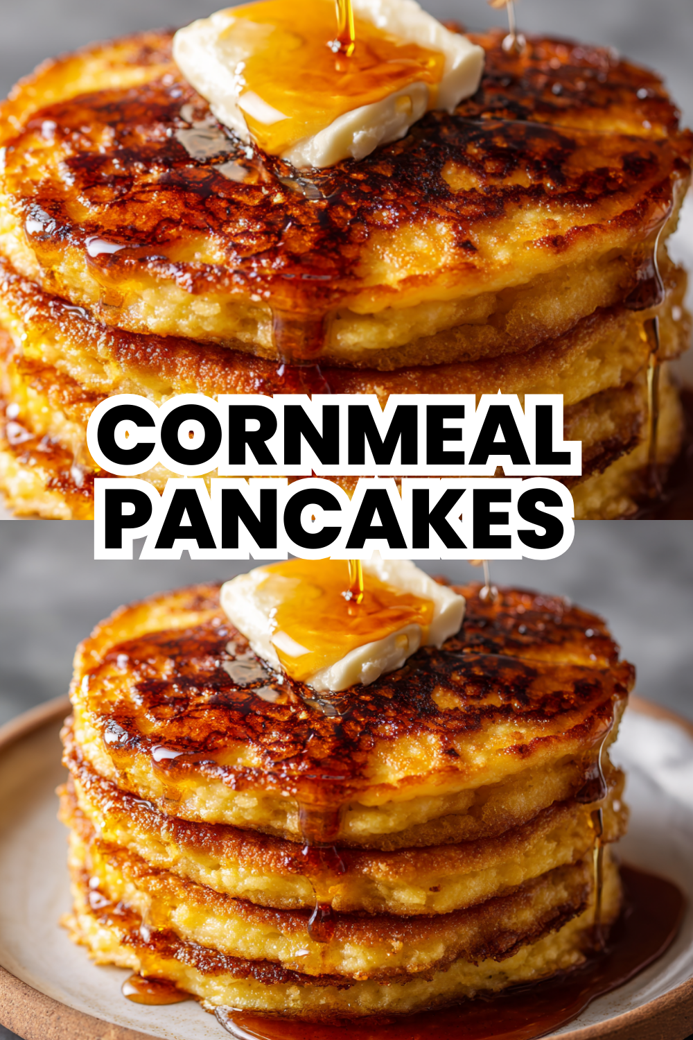 Cornmeal Pancakes Southern Style Breakfast