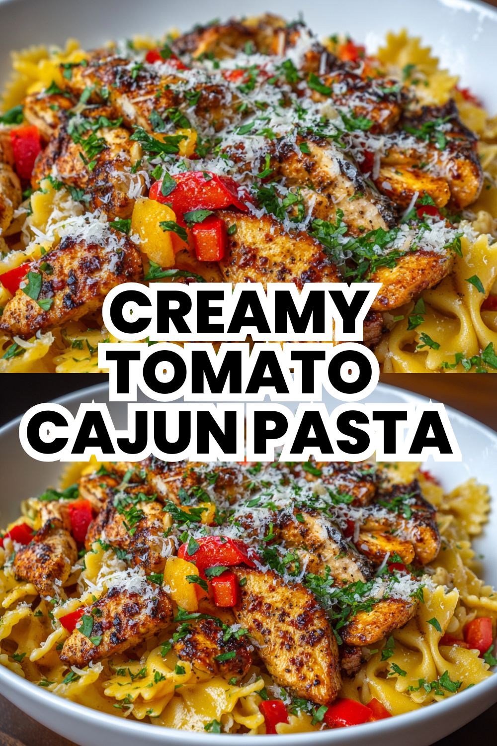 Creamy Tomato Cajun Pasta With Tender Chicken