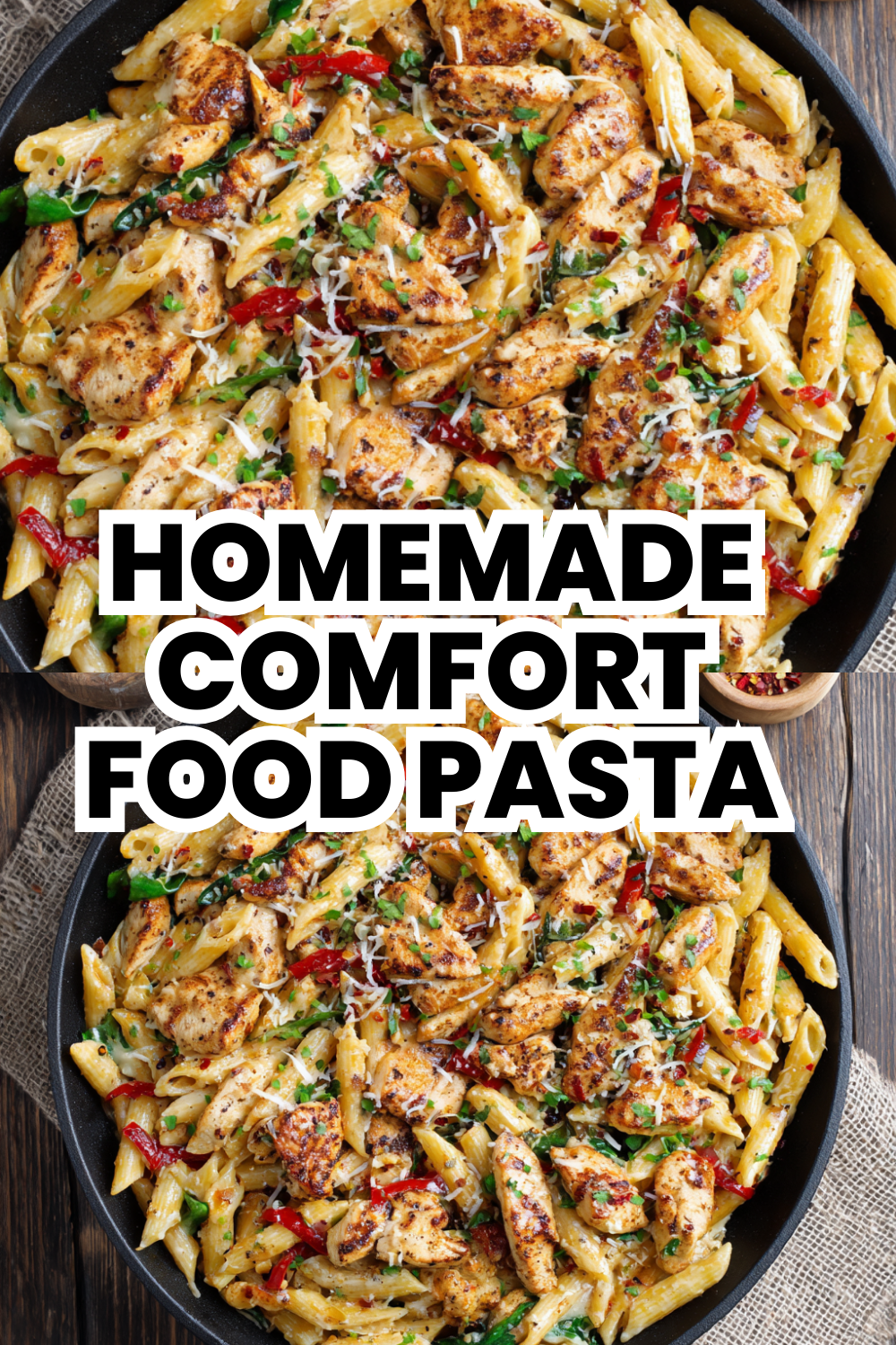 Homemade Comfort Food Pasta With Bold Cajun Spice