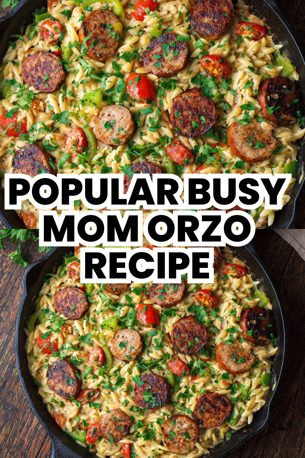 Popular Busy Mom Creamy Orzo Sausage Recipe