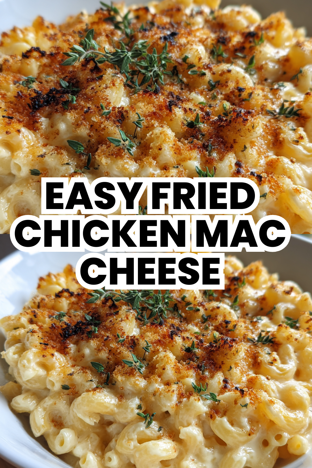 Easy Fried Chicken Mac Cheese Dinner Combo Recipe