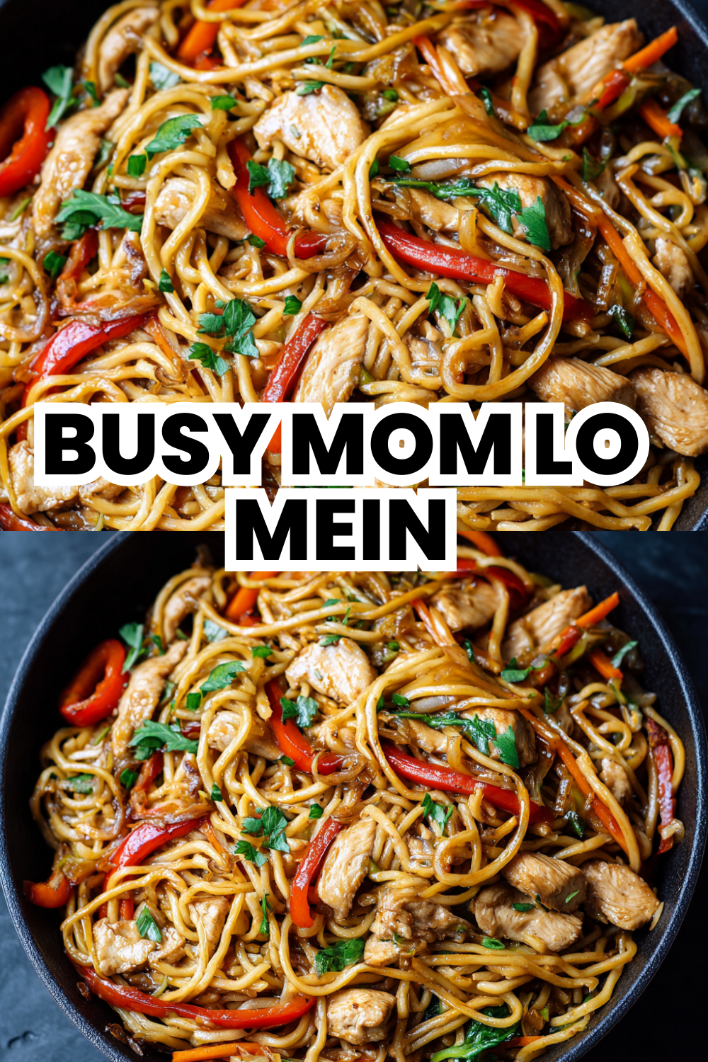 Busy Mom Lo Mein Dinner Done Before Six PM