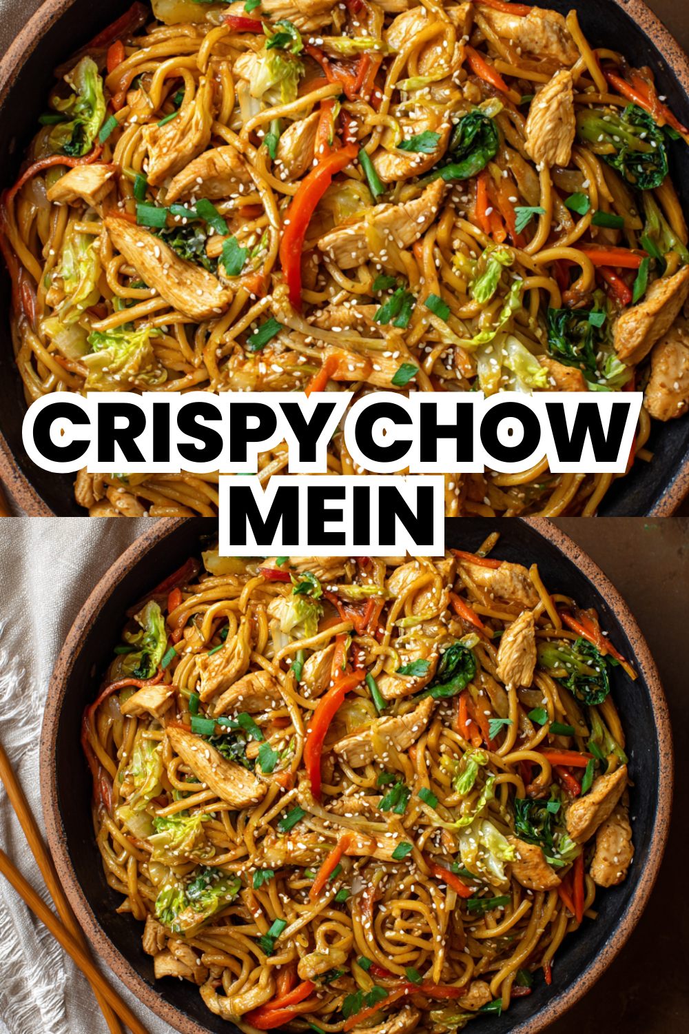 Crispy Chow Mein Variation on Classic Lo Mein