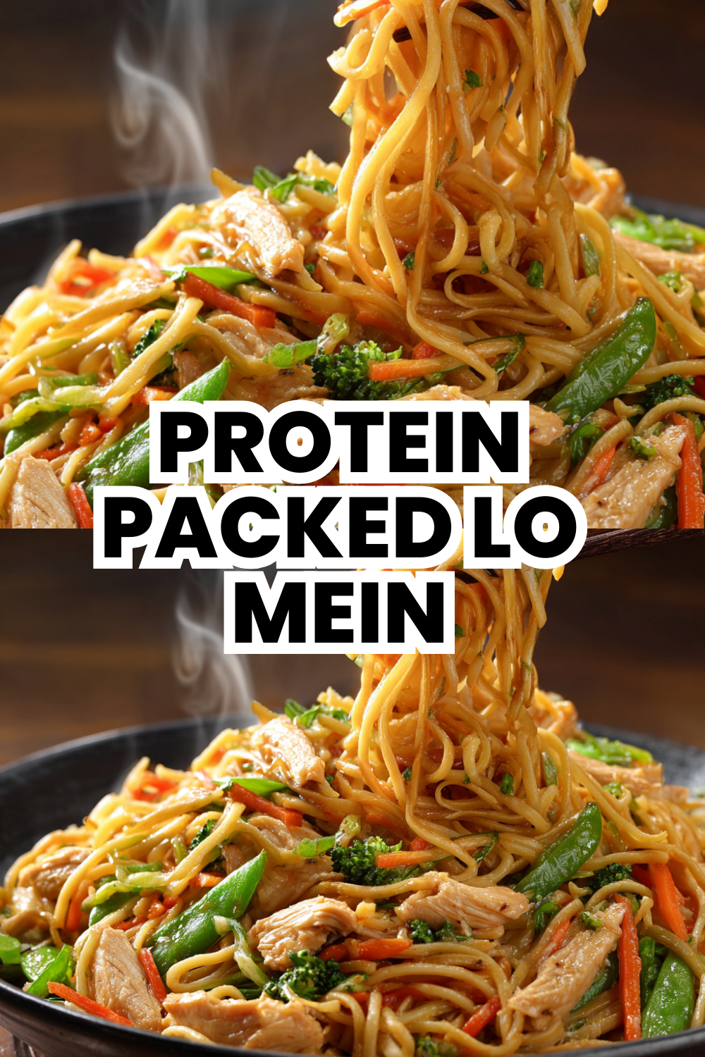Protein Packed Lo Mein Double Chicken for Muscle Building