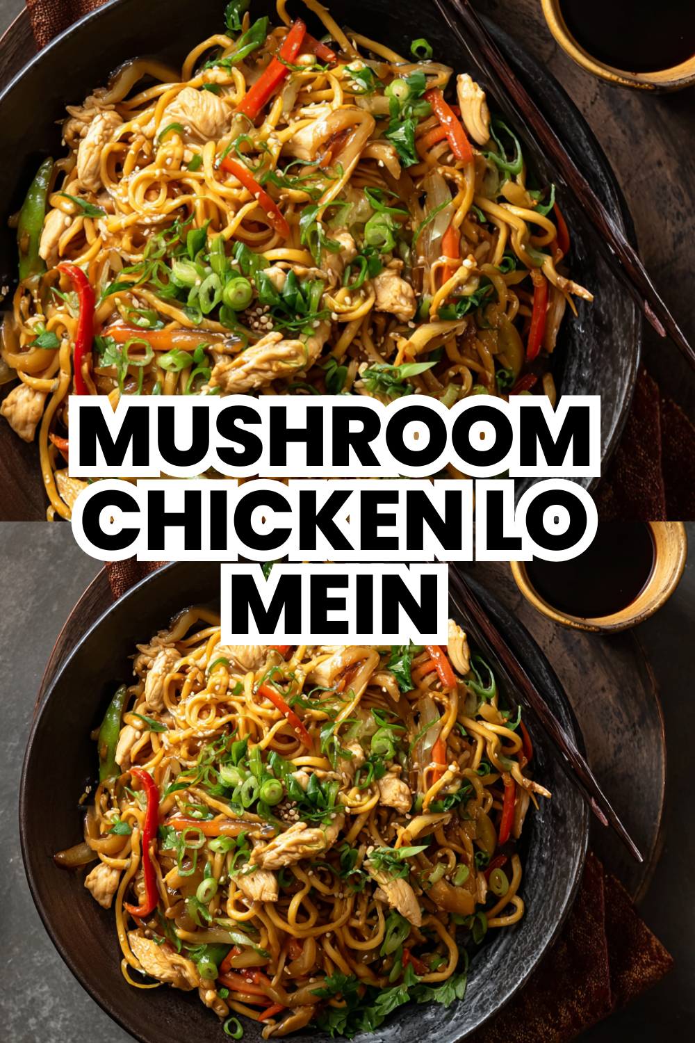 Mushroom Chicken Lo Mein Earthy Umami Flavor Profile
