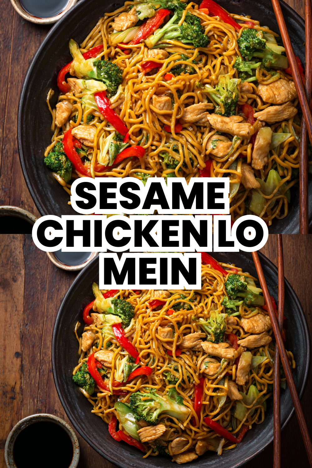 Sesame Chicken Lo Mein Nutty Toasted Flavor