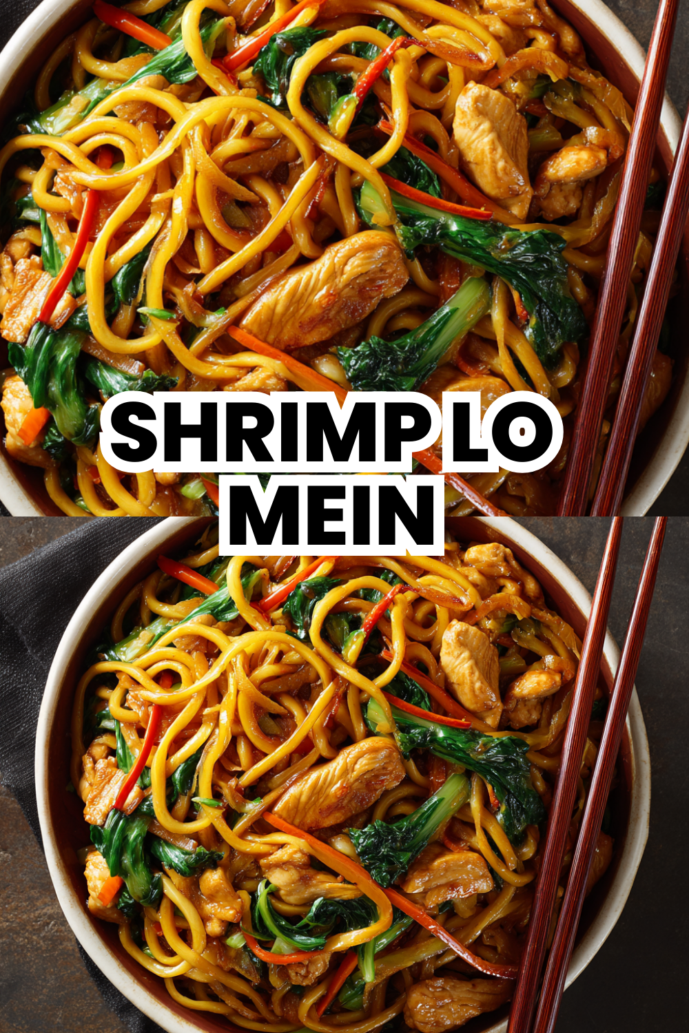 Shrimp Lo Mein Seafood Version of Classic Dish