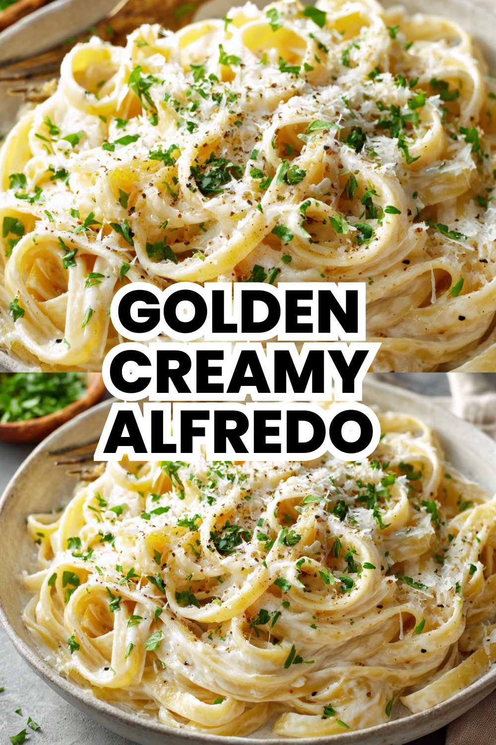 Golden Creamy Alfredo Coating That Looks Restaurant Quality