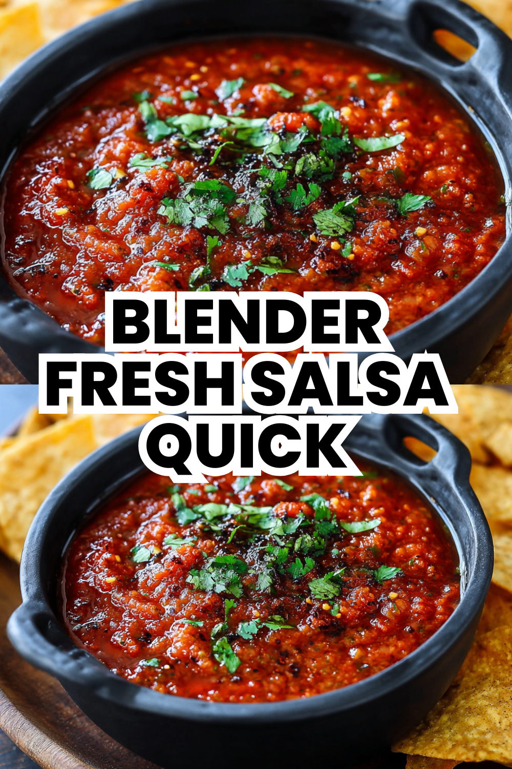 Blender Fresh Salsa Quick Five Minute Version
